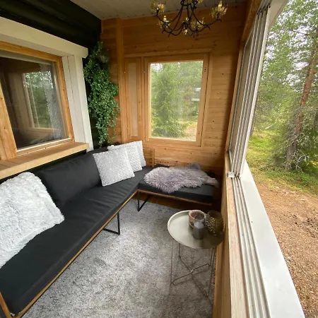 シャレー Northern Light Yllaes With A Jacuzzi Ylläsjärvi