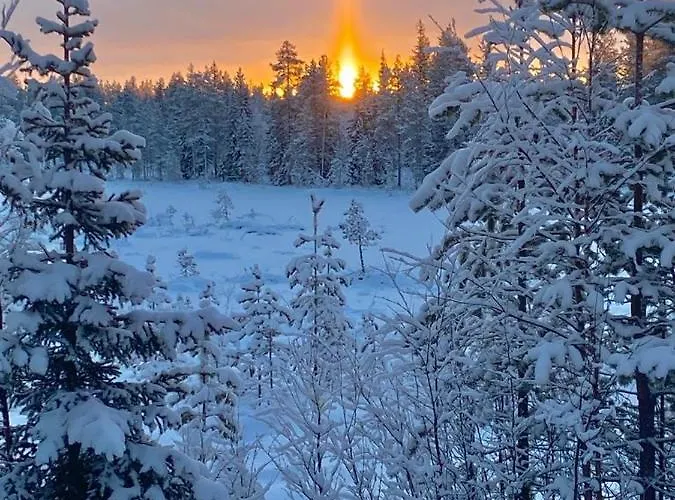 Northern Light Yllaes With A Jacuzzi Ylläsjärvi