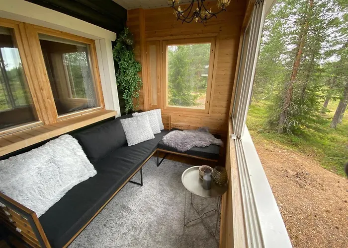 Chalet Northern Light Yllaes With A Jacuzzi Ylläsjärvi