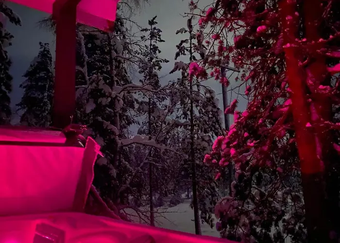 Northern Light Yllaes With A Jacuzzi Chalet Ylläsjärvi